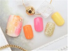 ネイルズガッシュ 大森駅前店(NAILs GUSH)/＊レース調フラワー＊