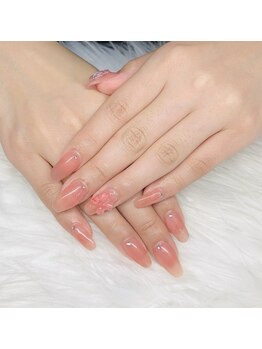 ヘブン ネイル 鶯谷(HEAVEN Nail)/コーラルピンクネイル