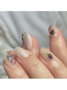 ネイルズ ヒマワリ(Nails Himawari)/【松田担当】定額ニュアンスart