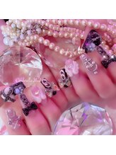 シンデレラネイル(CINDERELLA NAIL)/【チップ長さだしネイル】