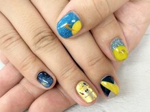 ディーネイル 池袋(D-nail)/【森】ポップな宇宙ネイル