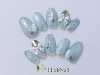 エリクサーネイル 長堀橋(Elixir Nail)の写真/【オフ無料☆今月のお勧め10種¥5980】お好きなサンプルから選択◎あなただけのMIXカラーでモテ可愛を演出♪
