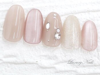 ラグジュアリーネイルズ アカバネ(Luxury Nails Akabane)/キラキラ*ポイントNail