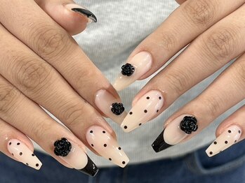 Elle nail salon 神戸三宮【長さだし/フィルイン/マグネット/持ち込み】の写真/当日予約◎「浮かない・折れない」長さだしで理想のフォルムへ♪憧れのロングネイルをお楽しみいただけます