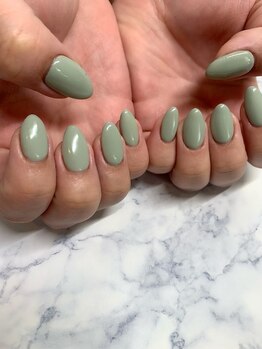 春色ワンカラーネイル☆