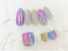 ネイルサロン アミ(Amie)/ハンドフットおそろいで♪