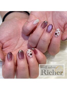 エスフィーネイルサロン リシェル(Esfy nailsalon Richer)/ハートネイル