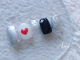ミラー＆ハートネイル