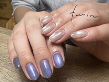 ツイン(twin.)/マグネットネイル×オプ有