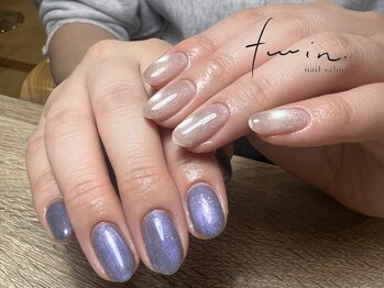 ツイン(twin.)/マグネットネイル×オプ有