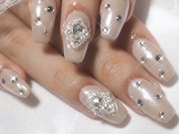 トリネブランシ ネイルアトリエ(Trinebranci._Nail Atelier)/ホワイトミラー◇上品オフィス