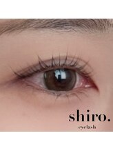 シロアイラッシュ(shiro.eyelash)/まつげパーマ/立ち上げ×束感