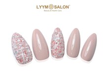 リームサロン 池袋店(LYYM SALON)/ピンクツイードネイル