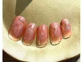 C 透け感ピンク