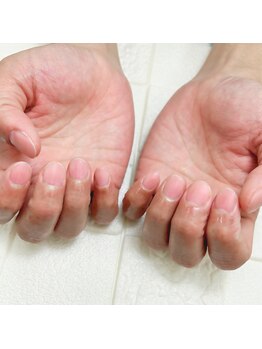 東海最大級ネイルサロン by レディスペネイル 名駅店/メンズ自爪風ジェルネイル♪