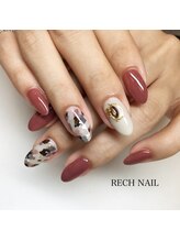 レッシュネイル サロンアンドスクール(RECH NAIL salon&school)/人気★ホワイトべっこう