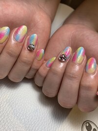 ～カラフルポップネイル～
