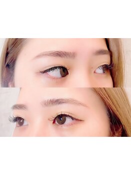 アイブロウメニューがあるサロン