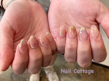 ネイルコテージ 新宿南口店(Nail cottage)/カラフルニュアンス　¥9900