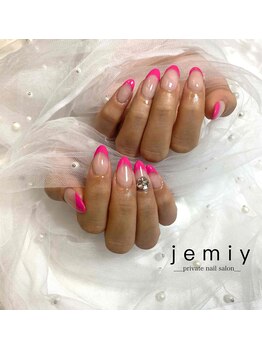 ジェミー(jemiy)/バービーピンクフレンチ♪