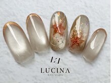 ネイルスタジオ ルキナ(LUCINA)/c-425 大人上品もみじネイル