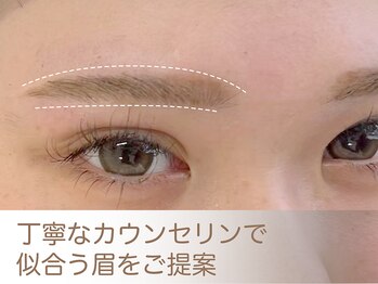 アジトトウキョウ ブロウズアンドネイル 恵比寿(AJITO TOKYO BROWS&NAIL)/似合わせ眉毛［恵比寿]