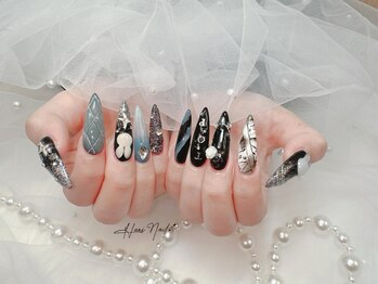 ハニネイル 三ノ宮店(Hani Nail)の写真/【三ノ宮駅徒歩3分☆】駅近で通いやすい♪最旬のワンホン・韓国風デザインで、指先から気分を上げていこう!
