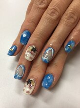 イーズネイル 堺(e's Nail)/10本artストーン乗せ放題￥7700