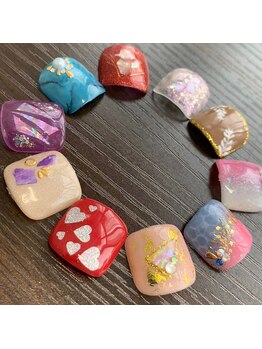 ネイルズ アヴァンティ(Nails Avanti)/【新規】親指アート サンプル