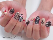 スターリー(STARRY)/パイレーツネイル　手描きアート