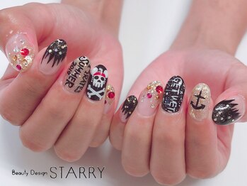 スターリー(STARRY)/パイレーツネイル 手描きアート