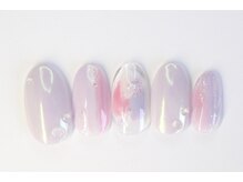 ネイルサロン アテナ(Athena)/持ち込みアート/水滴ネイル