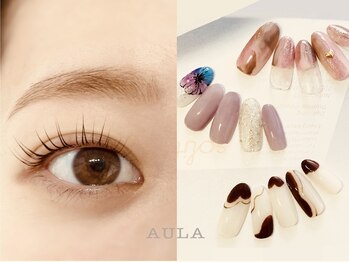 サロン アウラ(salon AULA)/シーズンネイル×まつ毛パーマ