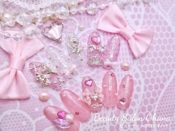 ビューティ サロン オハナ ネイル(Beauty Salon OHANA)の写真/盛り放題と定額が人気のサロン♪追加料金もなく安心して楽しめます!【パーツ4本盛り5900円10本盛り6900円】