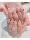 さくらんぼネイル　チーク