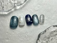 《パラジェル・フィルイン・マグネット》Nail Salon Raize都島駅前店【Hawaii館】/12月マンスリーデザイン【6000】