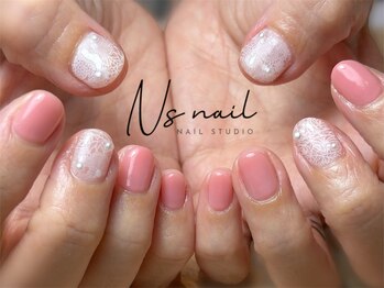 エヌズネイル 三鷹駅前北口店(n’s nail)/レースdesign
