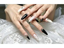 ナナネイル(Nana Nail)/長さ出しxクロムパーツ