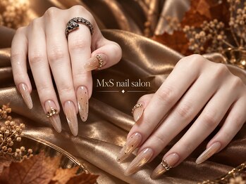 ミィスネイル(MxS Nail)の写真/オフィスネイルから長さ出しまで対応可能◎フィルインで爪への負担を軽減しつつモチの良いネイルをご提供♪