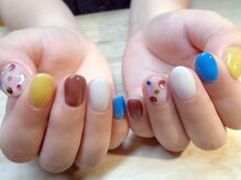 アミュリー ネイル アトリエ(Amury nail atelier)/シアー ちぐはぐ トレンド 大人