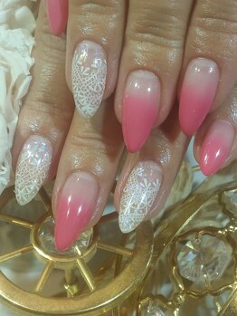 マイネイルアンドアイラッシュ(MyNail&Eyelash)/手描きレース
