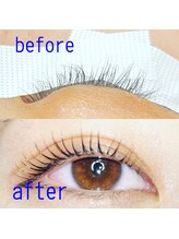 コボアイラッシュ(COVO.eyelash)/ビフォーアフター