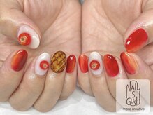 ネイルズガッシュ 蒲田東口店(NAILsGUSH)/アップルパイ/3D/アート