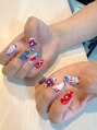 ネイルサロン&スクール ジーナ(GINA)&nbsp;mySelfNAIL！ミャクミャクネイル(*^_^*)