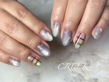 クリーク(CREEK)/結晶チェック定額ネイル