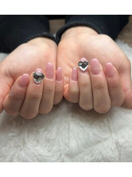 エーナイン イオン東根店/グラデ×ハートストーン♪