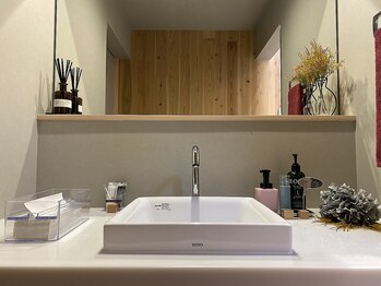 ボディケアサロン ユズ(body care salon yuzu)/お手洗い＊洗面台