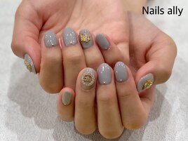 ブランドネイル×パーツネイル