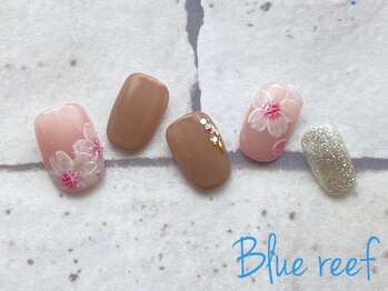 ネイルアンドまつげエクステ ブルーリーフ 四谷三丁目店(Blue Reef)/さくらネイル