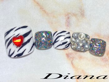 ディアナ ひたちなか高場店(DIANA)/定額ネイル　7700円　C‐021